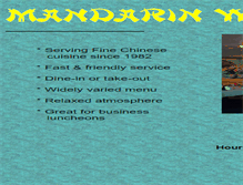 Tablet Screenshot of mandarinwokrestaurant.com